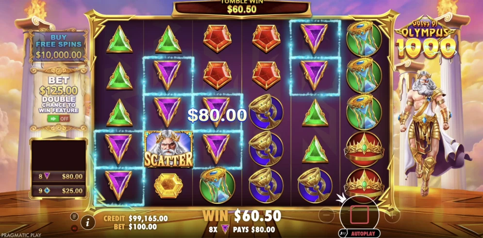 Gates of Olympus 1000 Slot