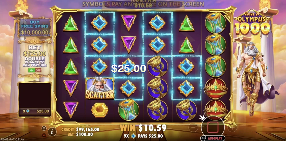 Gates of Olympus 1000 Slot